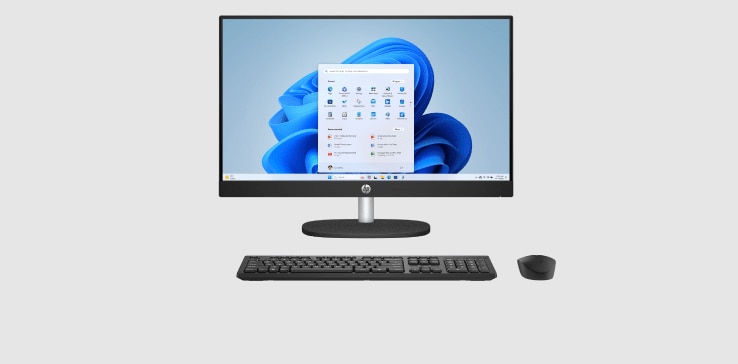 HP 23.8" All-in-One Desktop AI PC HP 23.8" All-in-One Desktop AI PC