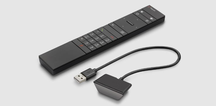Poly IR -kaukosäädin ja vastaanotin USB-liitännällä Poly G7500- tai Poly Studio X -videolaitteisiin Poly IR -kaukosäädin ja vastaanotin USB-liitännällä Poly G7500- tai Poly Studio X -videolaitteisiin